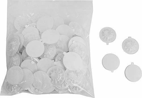 100 transparente Adhesive Backed Spider Cd/dvd Hubs (rosetas