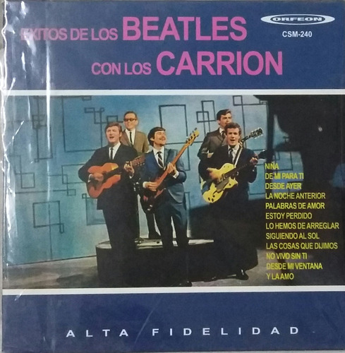 Cd Hermanos Carrion + Exitos De Los Beatles Con Los Carrion