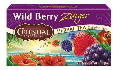 Imagen 1 de 5 de Te Celestial Seasonings Raspberry Frambuesa Divinisimos