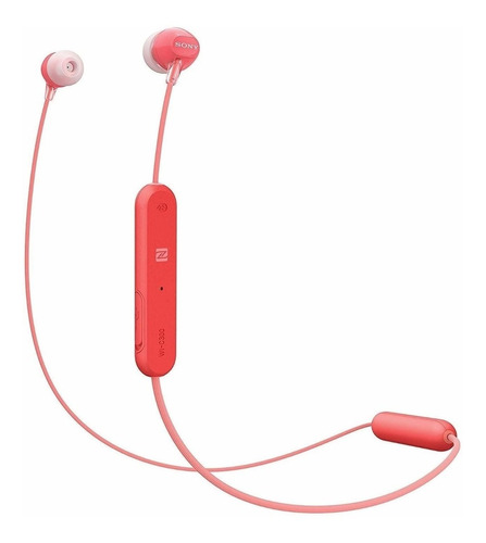 Audífonos in-ear inalámbricos Sony WI-C300 rojo