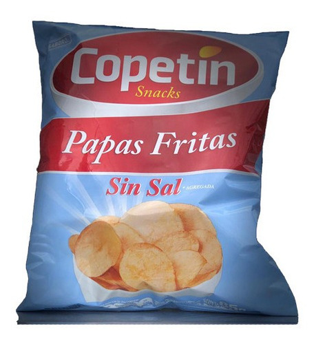 Papas Fritas Sin Sal 85 Gr (caja Con 25 Unidades)