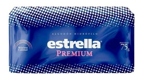 Algodon Estrella Premium 75 Grs