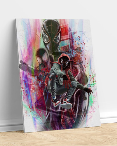 Miles Morales Spiderman Arte Cuadro Decorativo Moderno