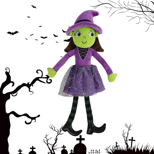 Muñeca Bruja Halloween Peluche Decoración De Halloween