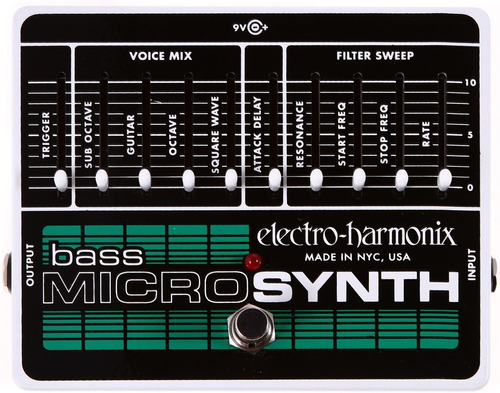 Pedal Bass Micro Synthesizer Electro Harmonix Analog Microsy