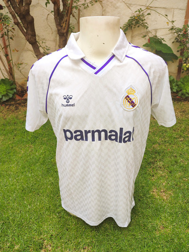 Jersey Real Madrid Retro  80s Parmalat Talla M