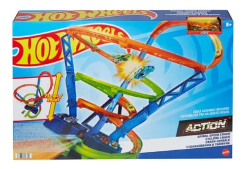 Autopista Hot Wheels Ciclón De Alta Velocidad