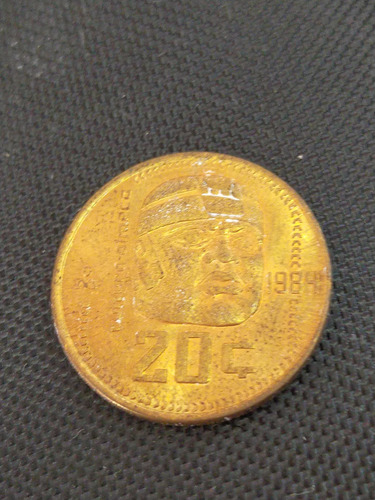 Moneda $20 Centavos Olmeca 1984