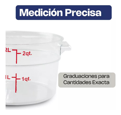 Recipiente Policarbonato Redondo 2 Qt Caledonia Repore-2