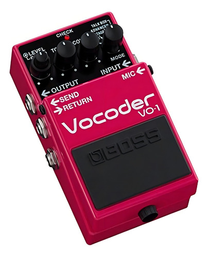Pedal de efecto Boss Vocoder VO-1 rosa