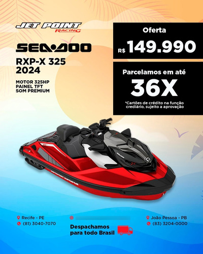 Sea Doo Rxp-x 325-rs Com Painel Tft, Som Premium
