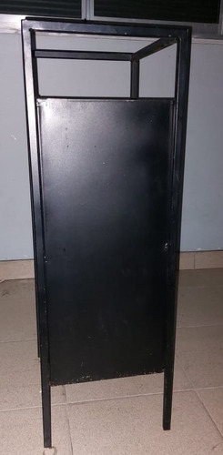 Lote 2 Estanterias Comercial Hierro Y Muebles En Madera Negro (Usado)