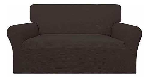 Funda Para Sofa Easy-going De Dos Plazas Color Chocolate