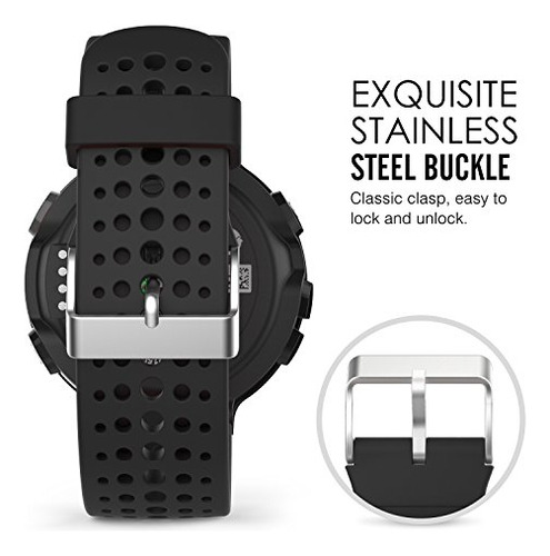 Correa De Reloj Moko Compatible Con Garmin Forerunner 235 Ne