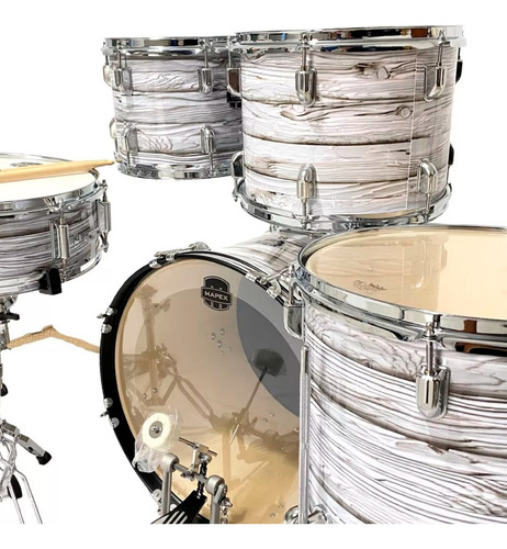 Bateria Mapex Prodigy White Wood Grain Fi Completa +