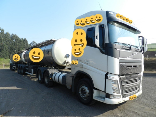 Conjunto Fh 540 6x4 2016 9 Eixos Tanque Isotérmico Leiteiro