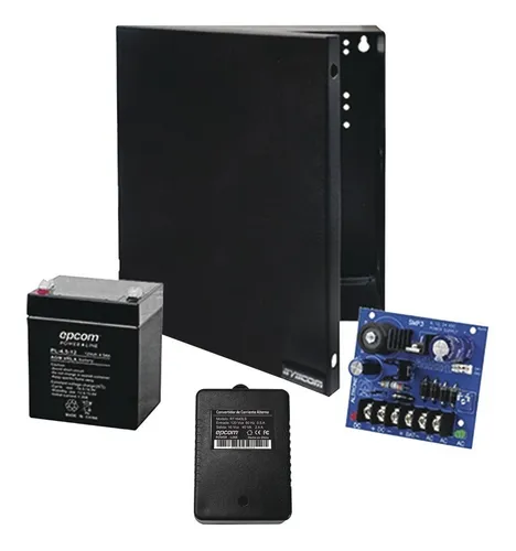 Kit con fuente PLB3 con salida de 12 Vcc a 4 Amper incluye transformador y batería de 12 V a 7 Amper KIT16B3LK7 - Código: KIT16B3LK7 | Compra en Guadalajara