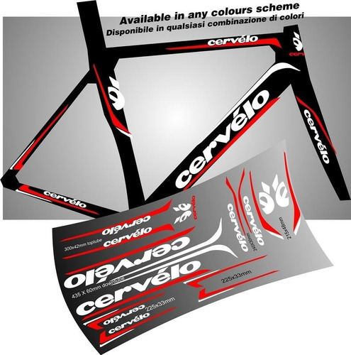 Calco Vinilo Kit Cervelo