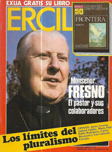 Revista Ercilla 2498 / 21 Junio 1983 / Monseñor Fresno