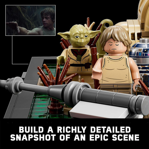 Lego Star Wars Dagobah Jedi Entrenamiento Diorama 75330 Set-