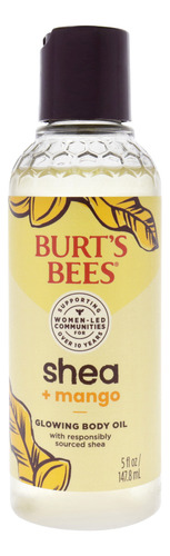 Aceite Corporal Burts Bees Shea Plus Mango Glowing, Unisex,