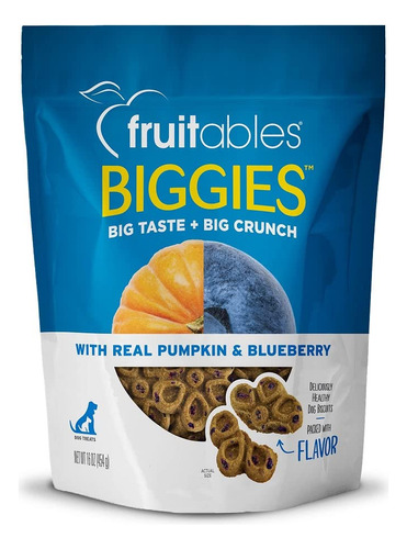 Fruitables Biggies Dog Biscuits - Galletas Crujientes Para P