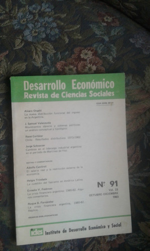 Desarrollo Económico Nº 91 Revista De Ciencias Sociales 