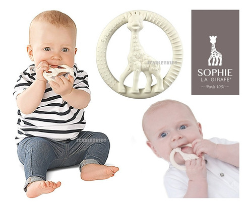 Jirafa Sofia Mordillo Bebe + Vaso Antigoteo Original Scarlet