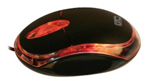 Imagen 2 de 4 de Mouse Óptico Gtc Mog-107 Usb 800 Dpi Pc Notebook Oficina