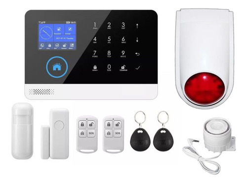 Kit Alarma Inalambrica Wifi Wl Zdas650 Con Sirena Externa