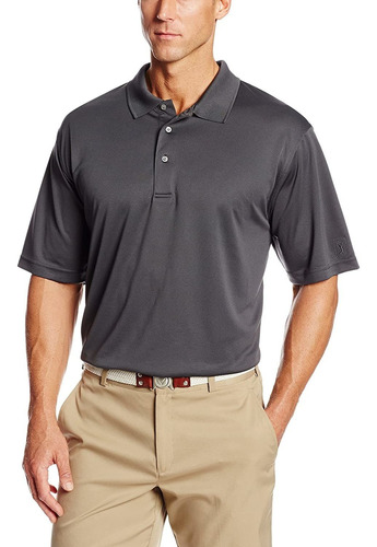 Pga Tour Polo De Manga Corta De Color Solido Para Hombre Ai