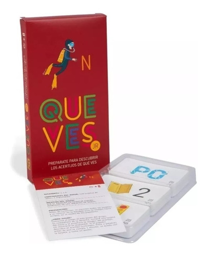  Juego De Cartas Que Ves Jr Original Yetem 80102 Edu Full