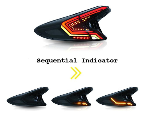 Luces Traseras Led Para Toyota C-hr 2018 2019 2020 Start-up
