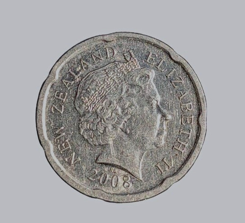  Moneda De 20 Centavos De Nueva Zelanda 2008, Mxn $15,000