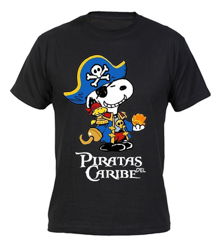Polera Snoopy Piratas Del Caribe