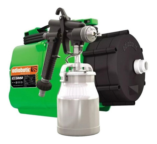 Equipo Pistola Pintar Adiabatic Ec3000 Aire Caliente Hvlp
