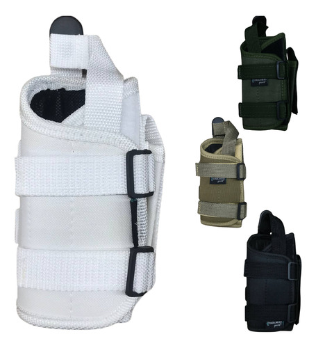 Coldre Modular Universal Tático Policial Militar Externo Cor Branco