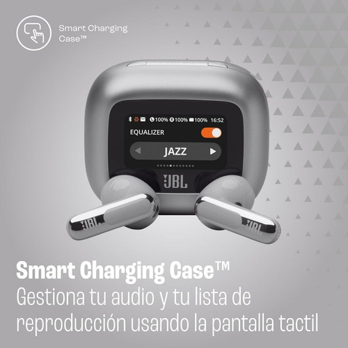 Audífono Jbl Live Flex 3 Anc Perfect Fit Ip55 - Silver