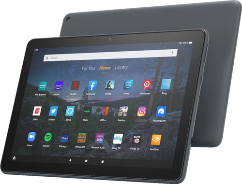 Imagen 4 de 5 de Tablet Amazon Fire HD 10 2021 KFTRWI 10.1" 32GB black 3GB de memoria RAM