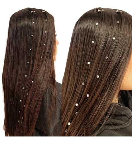 Fio De Cristal Para Deixar Seu Cabelo Lindo Fio Cor Prata