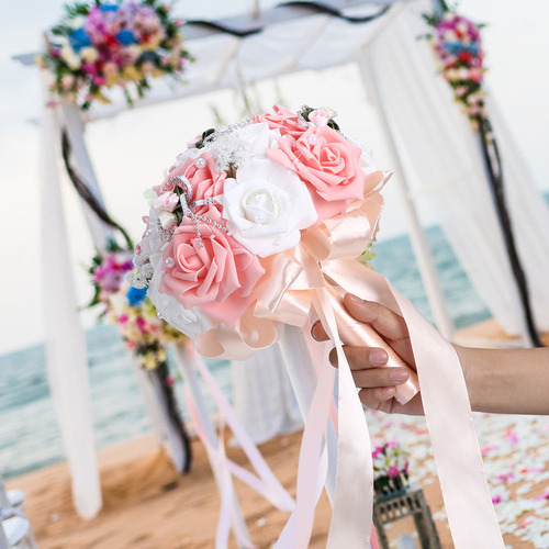 Nuevo Ramo De Boda De Simulación Artificial Para Novia Con