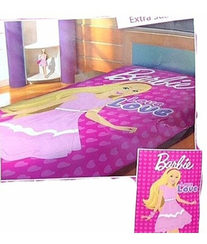 Frazada Barbie Love Polar Súper Soft 1 ½ Plaza Piñata