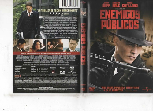 Enemigos Públicos - Dvd Original - Buen Estado