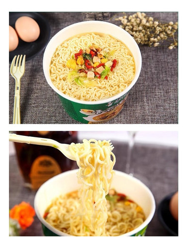 Pack 12 Fideo Ramen Sopa Instantánea Sabores En Pote 105g