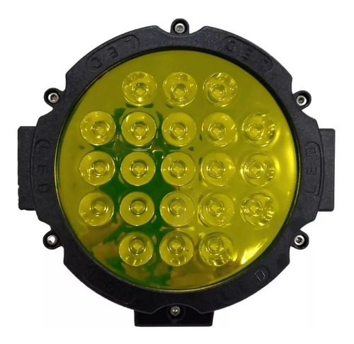 Faro Neblinero Led Ambar Off Road Alta Potencia 7 Pulgadas