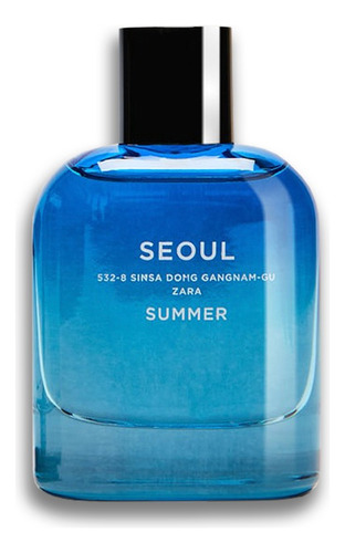 Perfume Zara Seoul Summer Edt 80ml Para Hombre