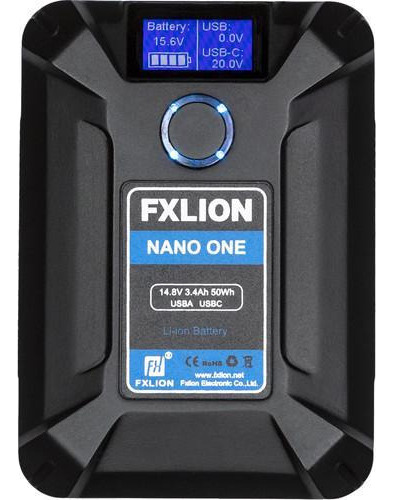 Batería ultracompacta Fxlion V-mount Nano One de 50 wh y 14,8 V
