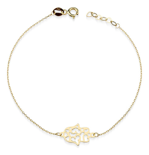 Pulsera Hamsa De Oro De 14 Quilates Para Joyero | Pulsera De