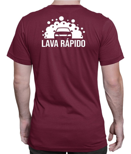 Camiseta Lava Rápido Camisa Manga Curta Carros Moto Veículos