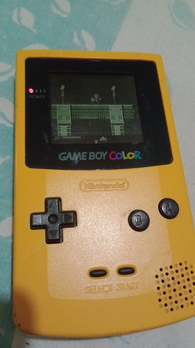 Colección Gameboy Color Amarillo + Juegos